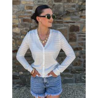 Gilet Yoline - Blanc