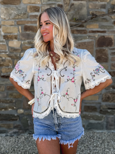 Blouse Constanza - Blanc