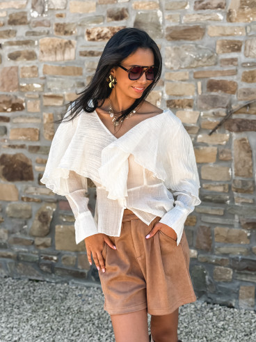 Blouse Cydie - Ecru