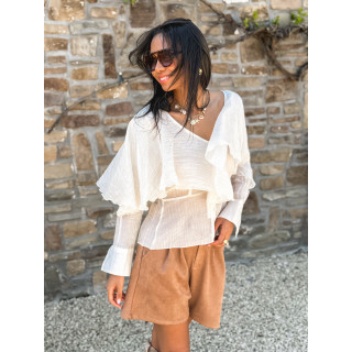 Blouse Cydie - Ecru