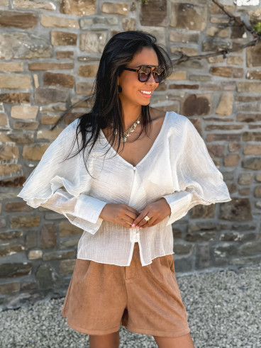 Blouse Cydie - Ecru