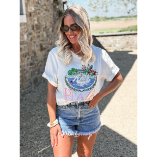 T-shirt Palmari - Blanc