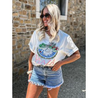 T-shirt Palmari - Blanc