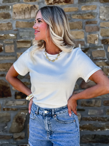 T-shirt Léontine - Blanc