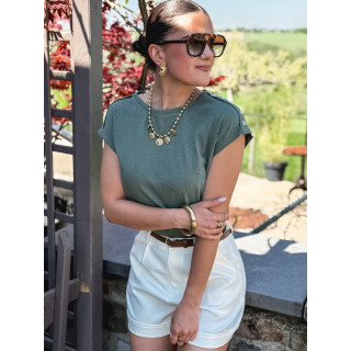 T-shirt Caracas - Vert bouteille