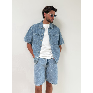 Short en jeans Jacques - Bleu