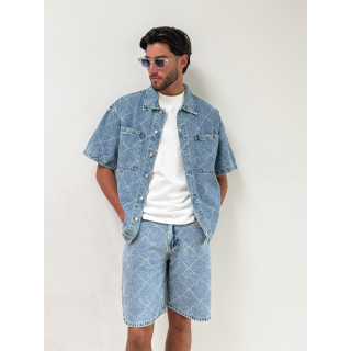 Short en jeans Jacques - Bleu