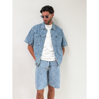 Short en jeans Jacques - Bleu