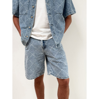 Short en jeans Jacques - Bleu