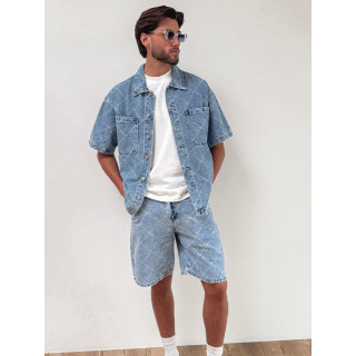 Short en jeans Jacques - Bleu