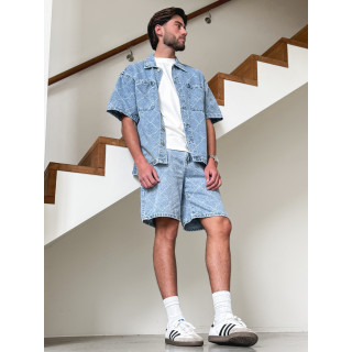 Short en jeans Jacques - Bleu