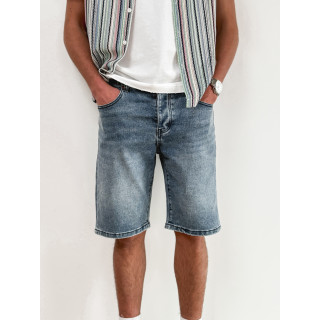 Short en jeans Damian - Bleu