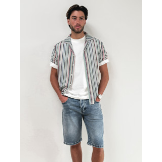 Short en jeans Damian - Bleu