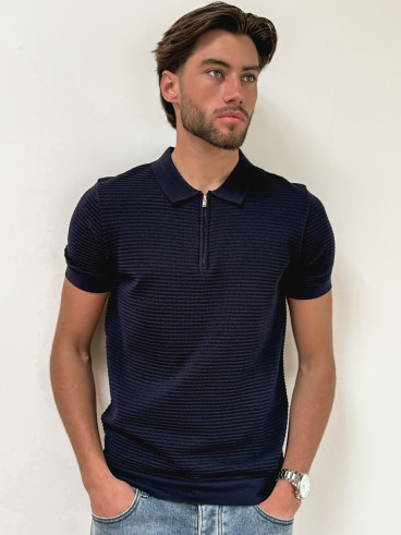 Polo Edouard - Bleu marine