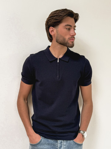 Polo Edouard - Bleu marine