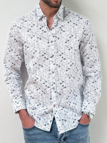 Chemise Asti - Blanc/Bleu