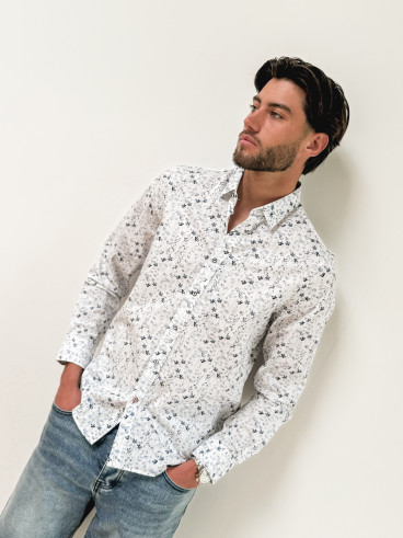 Chemise Asti - Blanc/Bleu