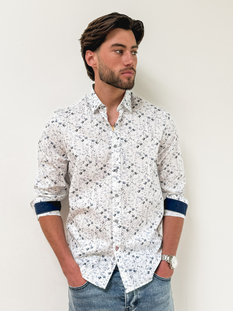 Chemise Asti - Blanc/Bleu