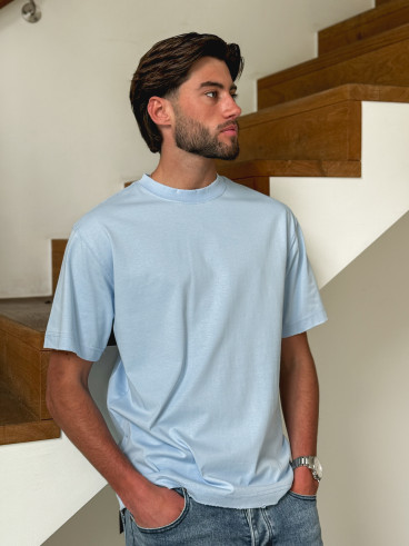 T-shirt Stéphane - Bleu ciel