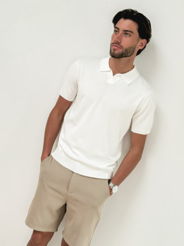 Polo Elias - Blanc