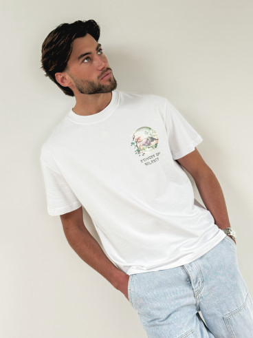 T-shirt " The wind whispers forgotten secrets " - Blanc