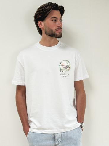T-shirt " The wind whispers forgotten secrets " - Blanc