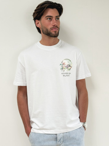 T-shirt " The wind whispers forgotten secrets " - Blanc