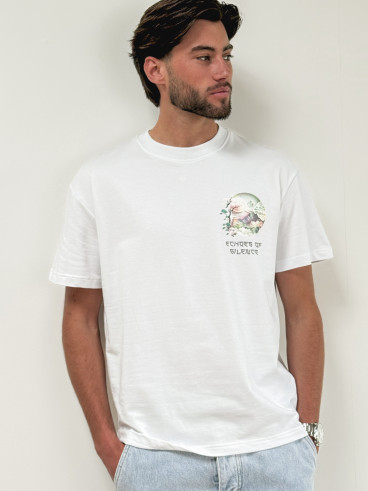 T-shirt " The wind whispers forgotten secrets " - Blanc
