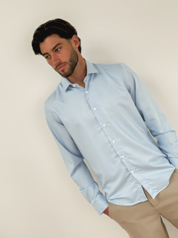 Chemise Parme - Bleu