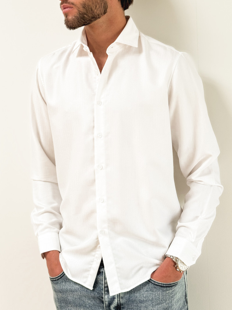 Chemise Parme - Ecru