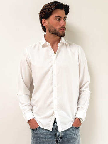 Chemise Parme - Ecru