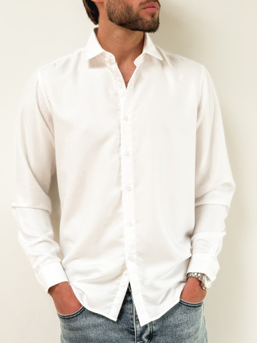 Chemise Parme - Ecru
