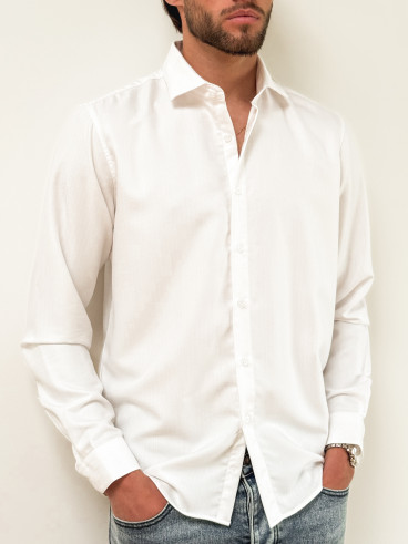 Chemise Parme - Ecru