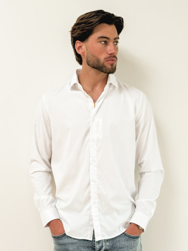 Chemise Parme - Ecru