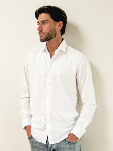 Chemise Parme - Ecru
