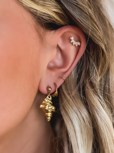 Boucles d'oreilles Mali - Doré