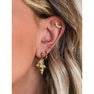 Boucles d'oreilles Mali - Doré