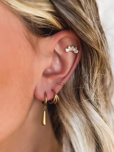 Boucles d'oreilles Suisse - Doré