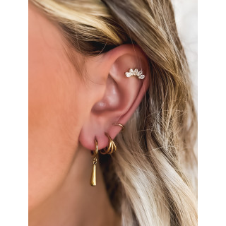 Boucles d'oreilles Suisse - Doré