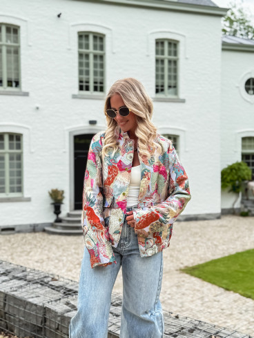 Bomber à motifs Rio - Multicolore