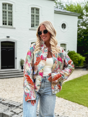 Bomber à motifs Rio - Multicolore