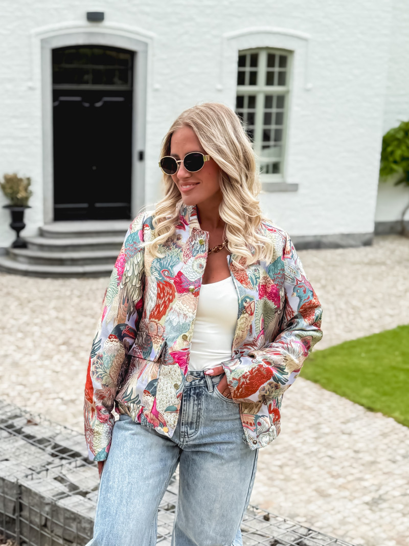 Bomber à motifs Rio - Multicolore