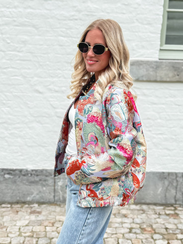 Bomber à motifs Rio - Multicolore
