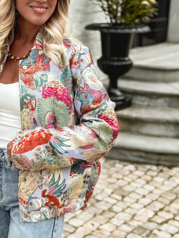 Bomber à motifs Rio - Multicolore