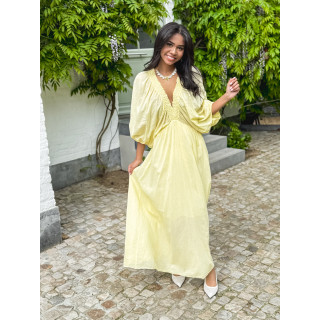 Robe longue Maggie - Jaune