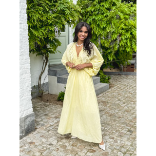 Robe longue Maggie - Jaune