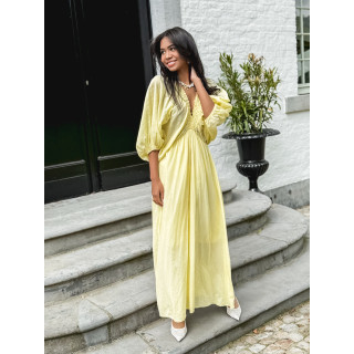 Robe longue Maggie - Jaune