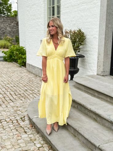 Robe longue Santa - Jaune