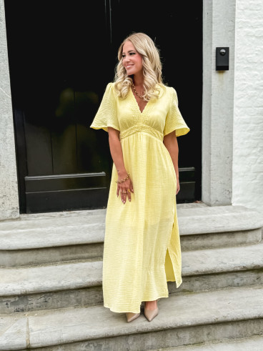 Robe longue Santa - Jaune