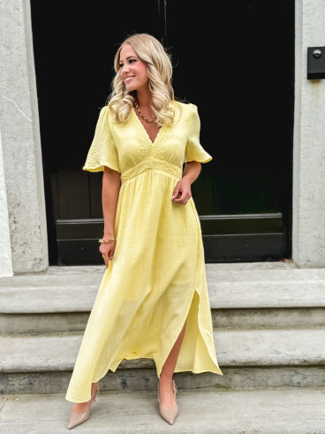 Robe longue Santa - Jaune